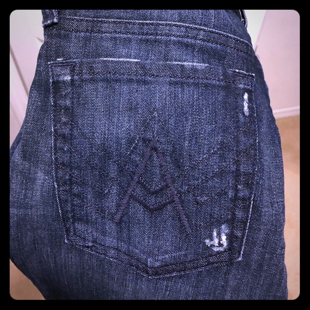 7 for all Mankind unaltered jeans
